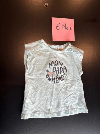 Teeshirt manche courte bleu