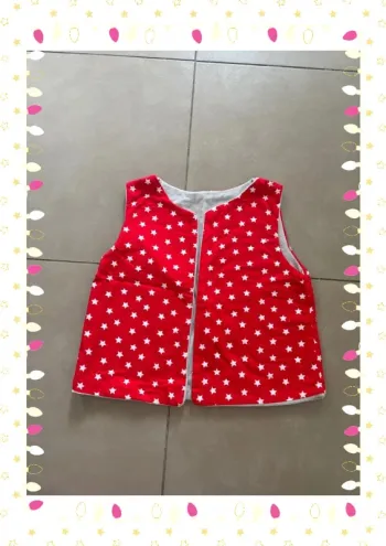 Gilet enfant fille taille 8 ans  fait main