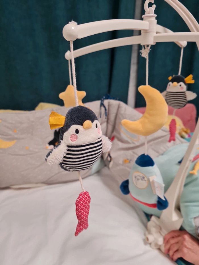 Tour de lit et mobile Nanouks pinguins - photo numéro 8
