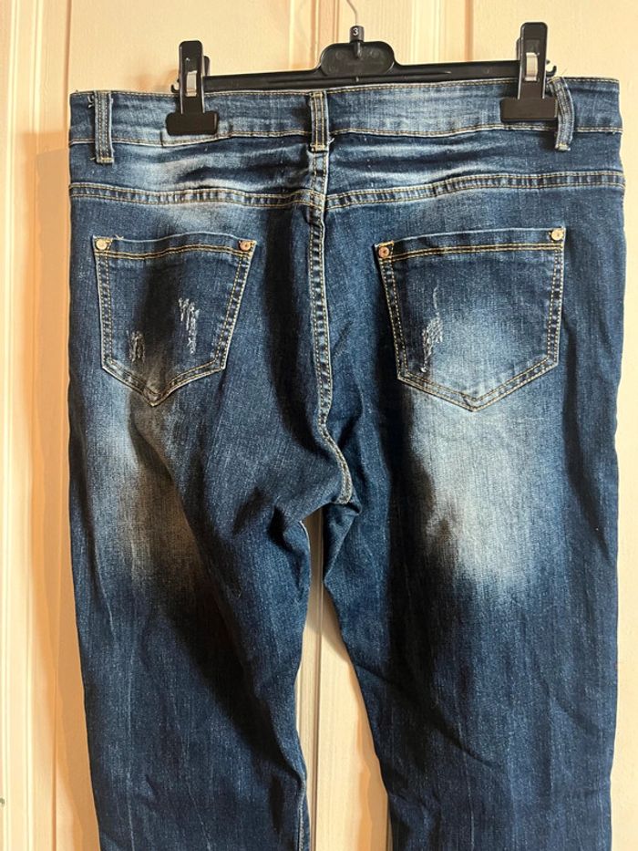 Jeans tissaia délavé taille 38 - photo numéro 6