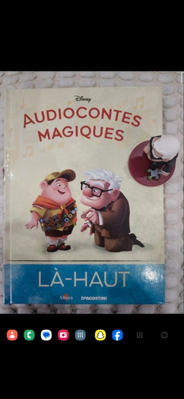40ème audioconte altaya deagostini livre&figurine disney audio compte comte magique magic