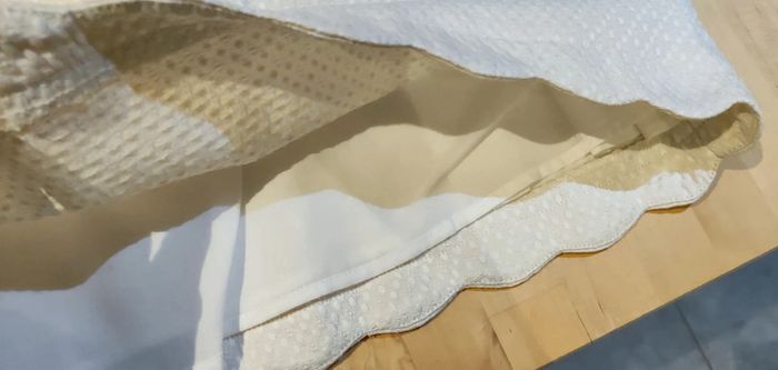 Jupe crème style broderie Camaïeu - photo numéro 7