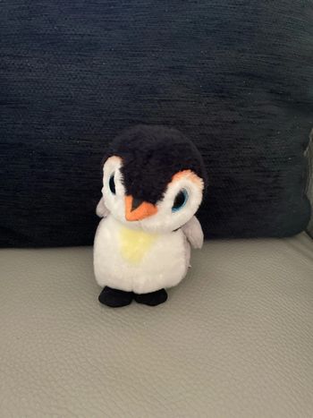 peluche ty manchot doudou enfant 15 cms collection