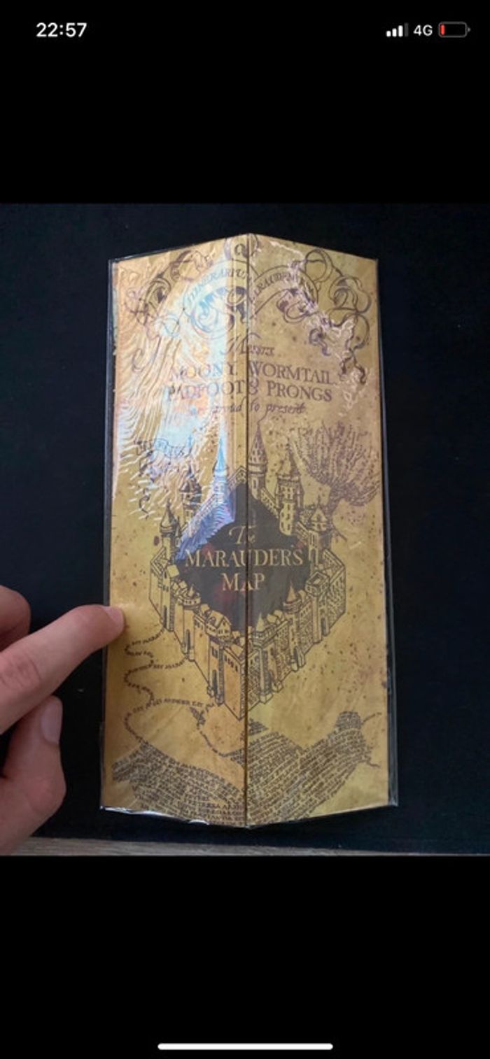 Carte du maraudeur et ticket gare 9 3/4 - photo numéro 2