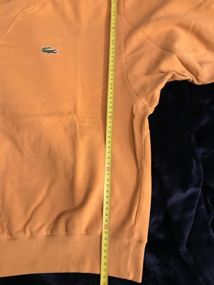 Pull Lacoste vintage taille L couleur moutarde - photo numéro 6