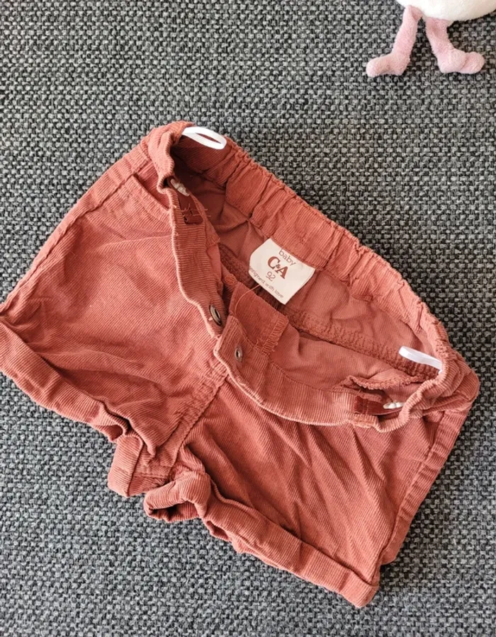 Short velours côtelé fille C&A 92 cm - photo numéro 2