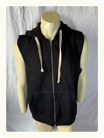 Veste à capuche sans manches homme Zara Taille XL