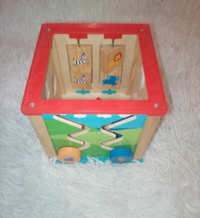 Cube d'activités en bois - photo numéro 6