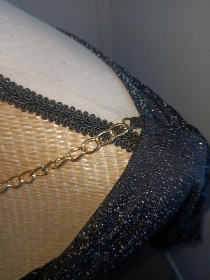 Magnifique robe pailleté asymétrique - photo numéro 4