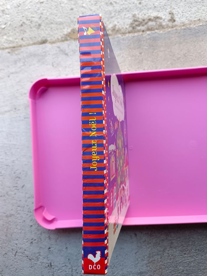 Livre sonore et musical Joyeux Noël 5 comptines en anglais - photo numéro 3