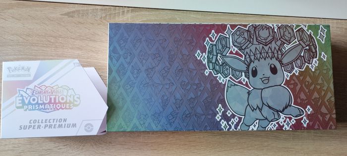 Coffret super premium SPC Pokémon EV8.5 sans booster - tapis + sleeve + range-deck + carte promo ( Évolution Prismatique EV08.5 ) - photo numéro 5