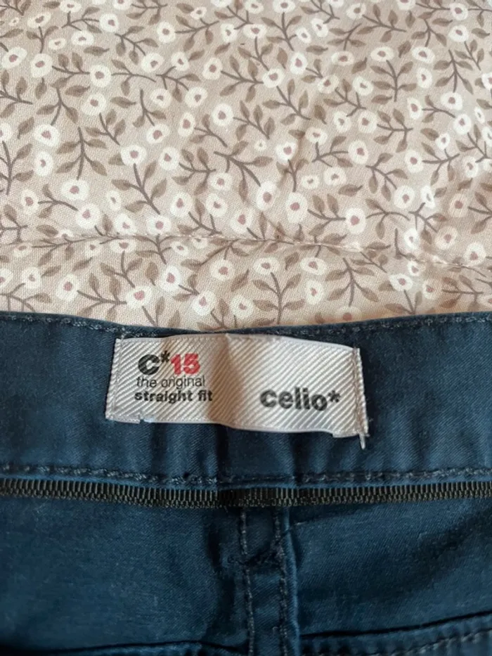 Pantalon chino bleu - photo numéro 2