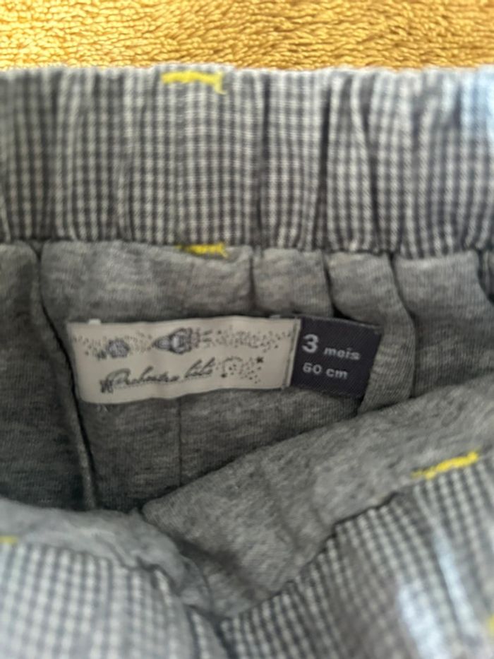 Ensemble salopette pantalon et tee shirt manches longues 3 mois - photo numéro 4