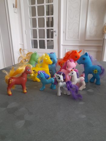 Lot de 10 petits Poney
