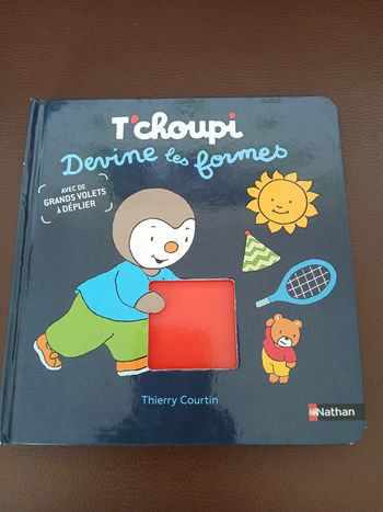 livre t'choupi devine les formes nathan 2/5 ans