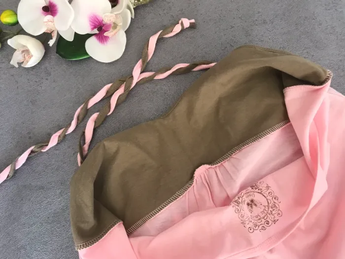 Débardeur rose pale à nouer autour du cou Teddy Smith - photo numéro 3
