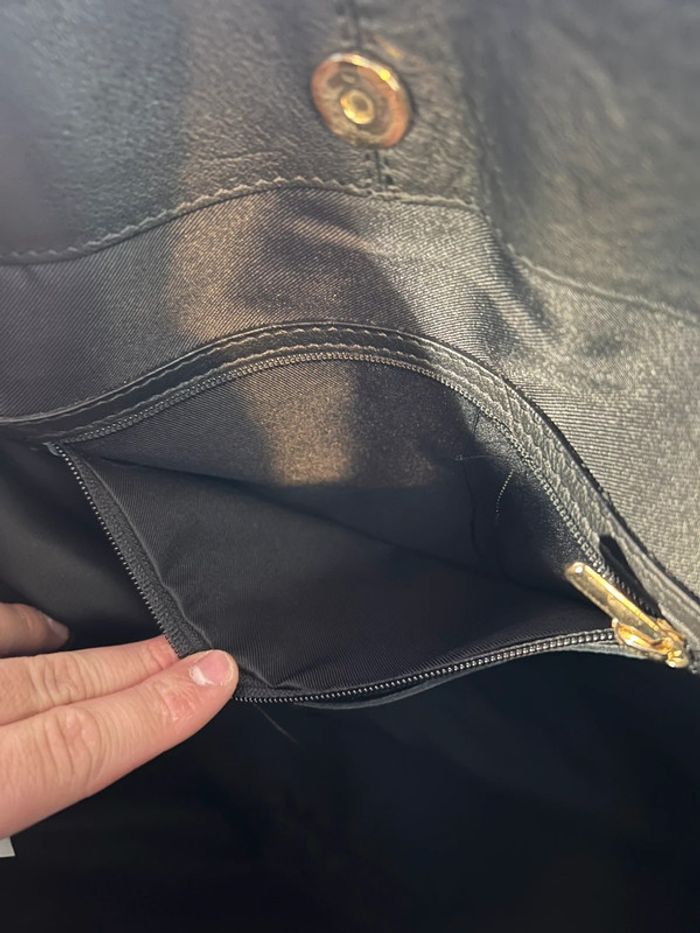 sac à main noir kocca en cuir - photo numéro 5