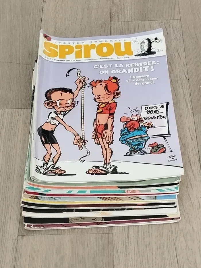 Lot de 12 magazines SPIROU année 2010 L005 - photo numéro 2