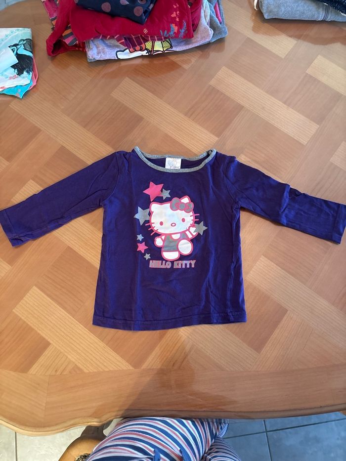 Ensemble pyjama + haut de pyjama  Hello Kitty - photo numéro 5