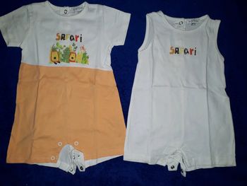 2 combishorts 6 mois