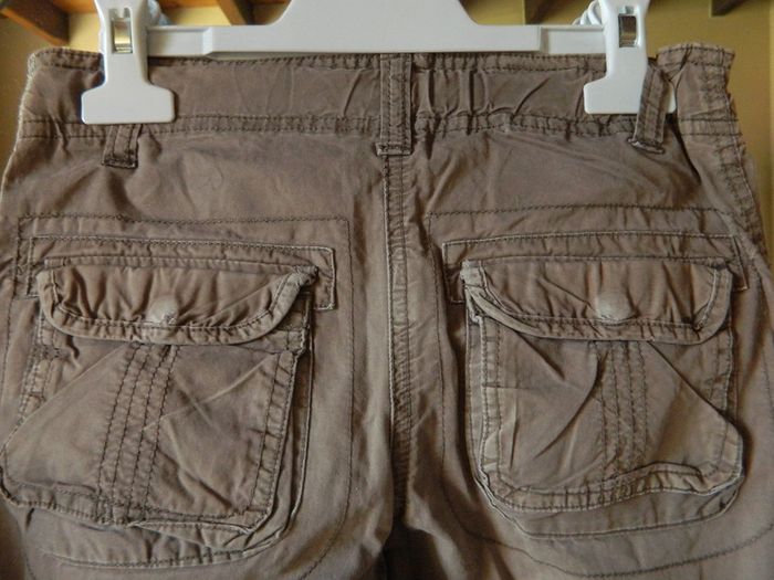 Pantalon transformable en pantacourt fille T 12 ans "Okaidi" - photo numéro 3