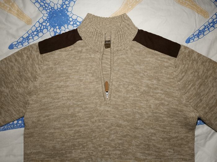 Pull homme moitié laine - photo numéro 2