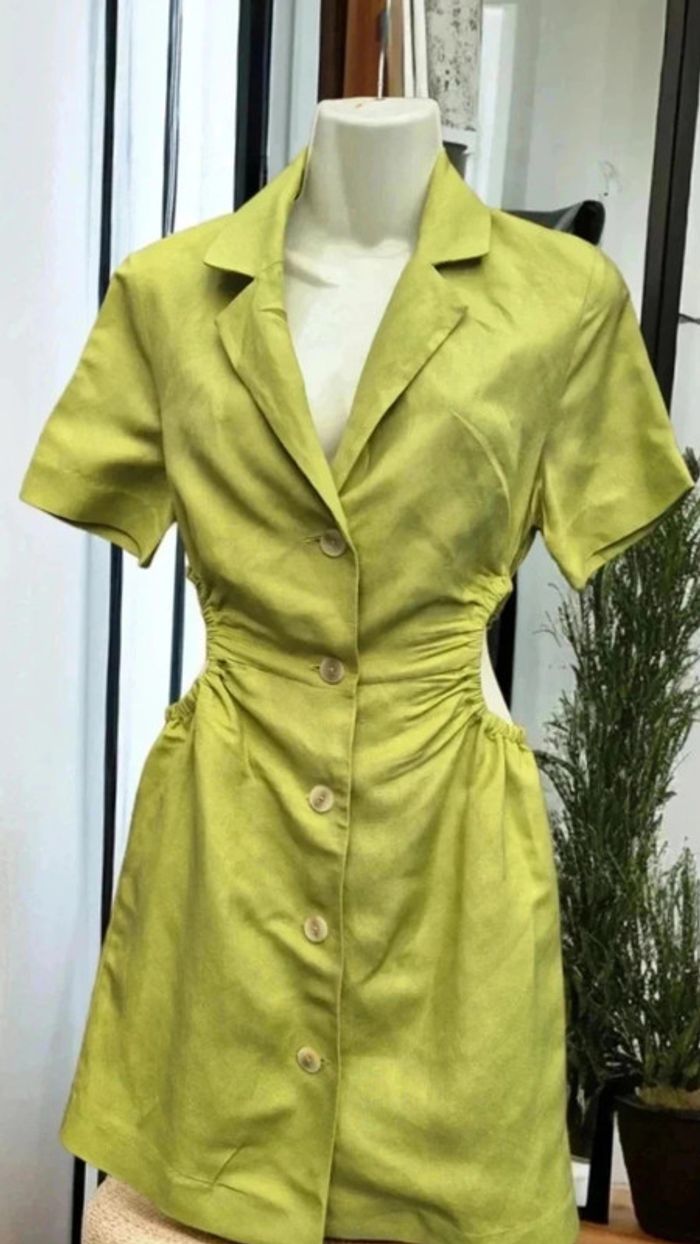 Robe verte bershka 🌹XS🌹