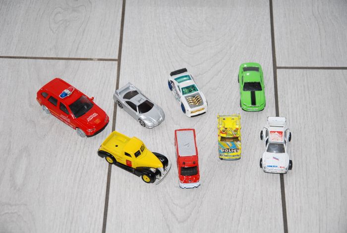 lot de 7 voitures miniatures