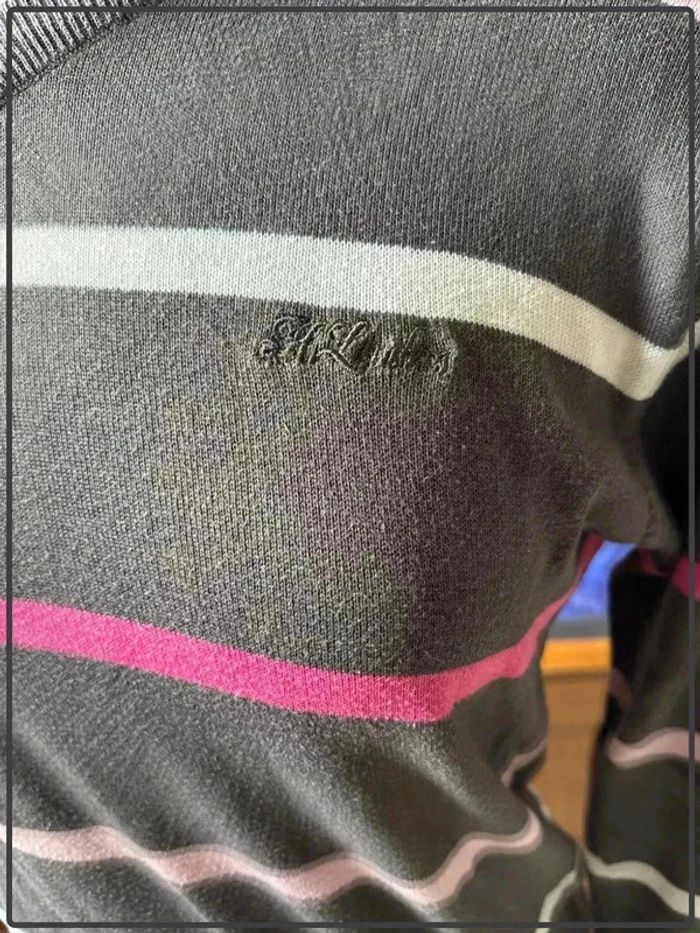Pull à rayure taille 40 marque H.Landers - photo numéro 2