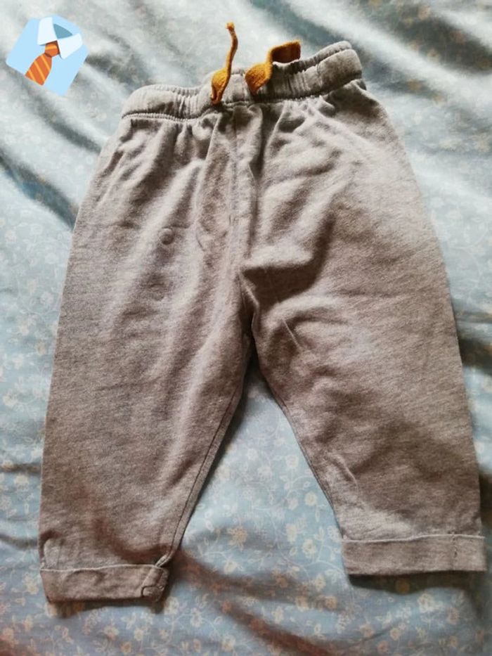 Pantalon Gris Crème "Inextenso" - Taille 68 cm