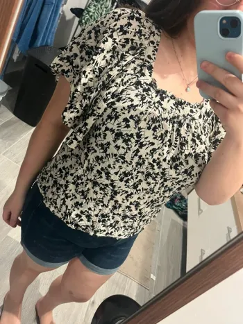 T shirt fleuri
