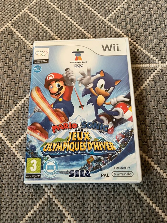 Mario et sonic aux jeux olympique d’hiver