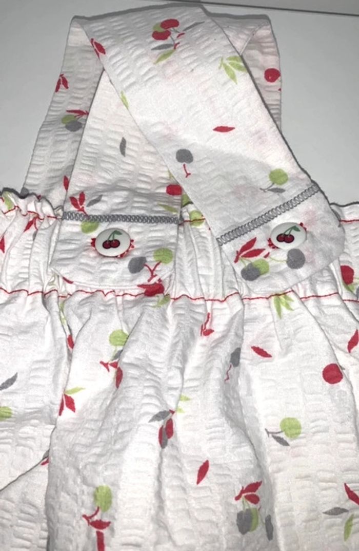 Robe bloomer cerises Fait Main - photo numéro 3