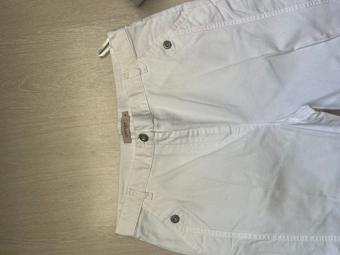 Pantalon léger blanc Lewinger - Détails boutons - Taille 42 - photo numéro 10