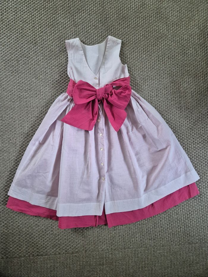 Robe cérémonie nœud fushia - 8 ans - photo numéro 6