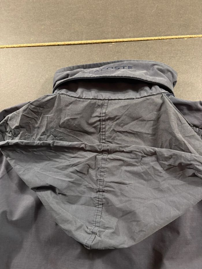 Veste style Coupe Vent Vintage Lacoste Taille L bleu marine - photo numéro 12