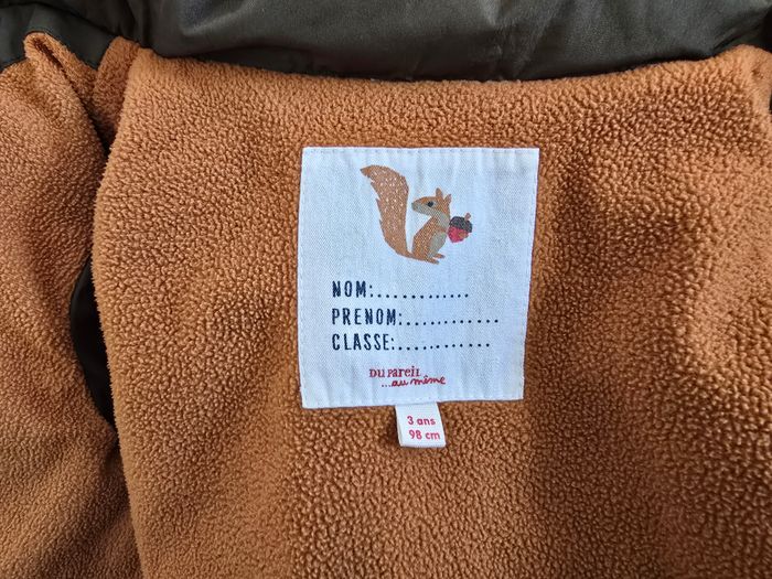 📌 Doudoune Blouson Enfant 3 Ans Color-Block DPAM - photo numéro 4