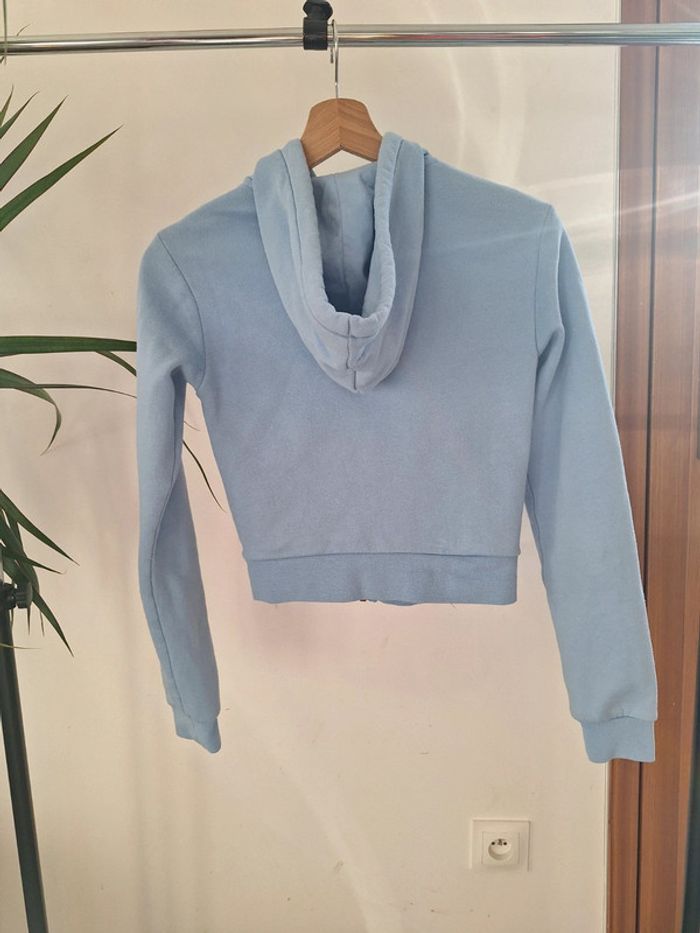 Veste bleu H&M femme fille XS - photo numéro 2