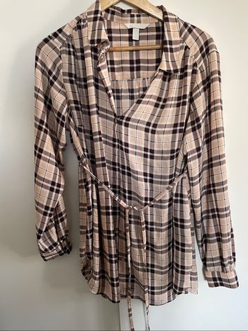 Blouse/chemise à carreaux