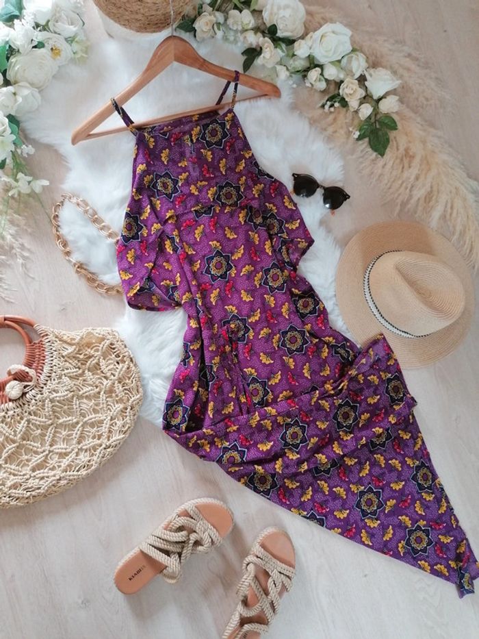 Jolie robe longue d'été taille 40
