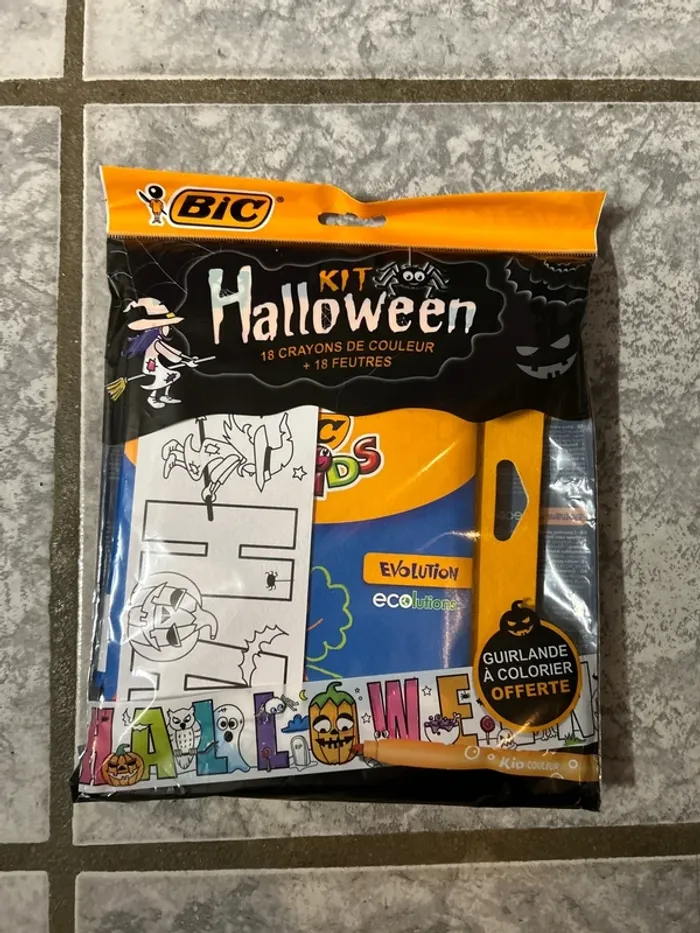 Kit Halloween bic