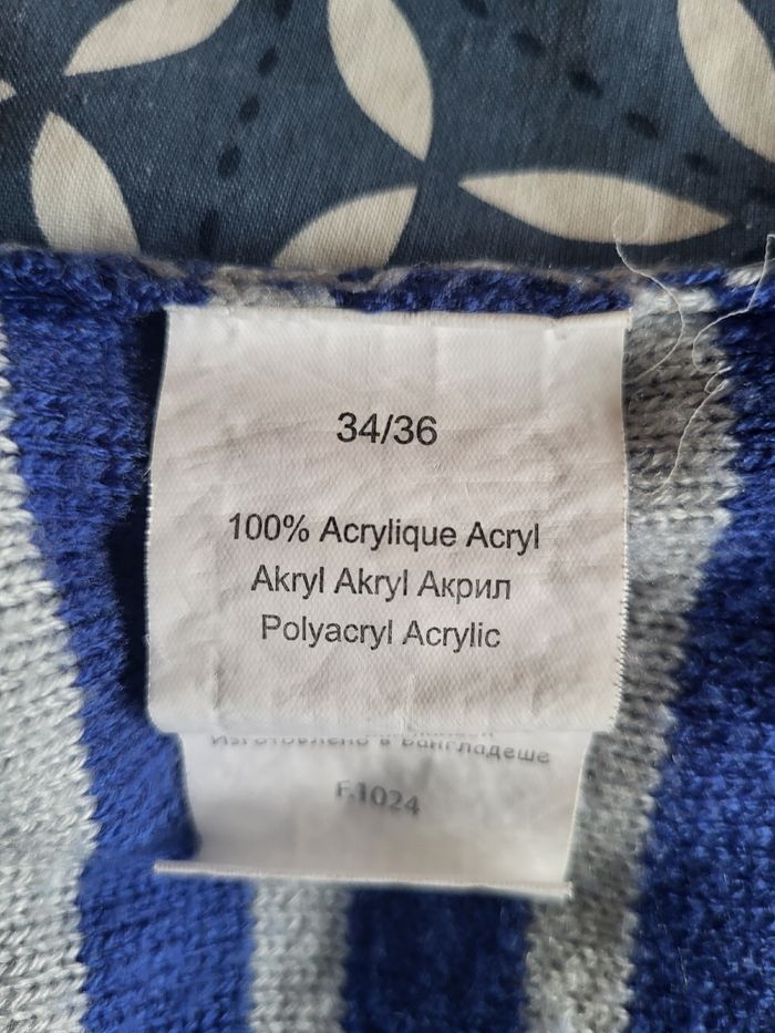 Pull rayé gris et bleu Blancheporte - photo numéro 10