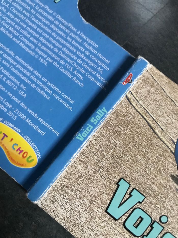 Livre pour enfant Cars voici Sally Disney Pixar - photo numéro 6