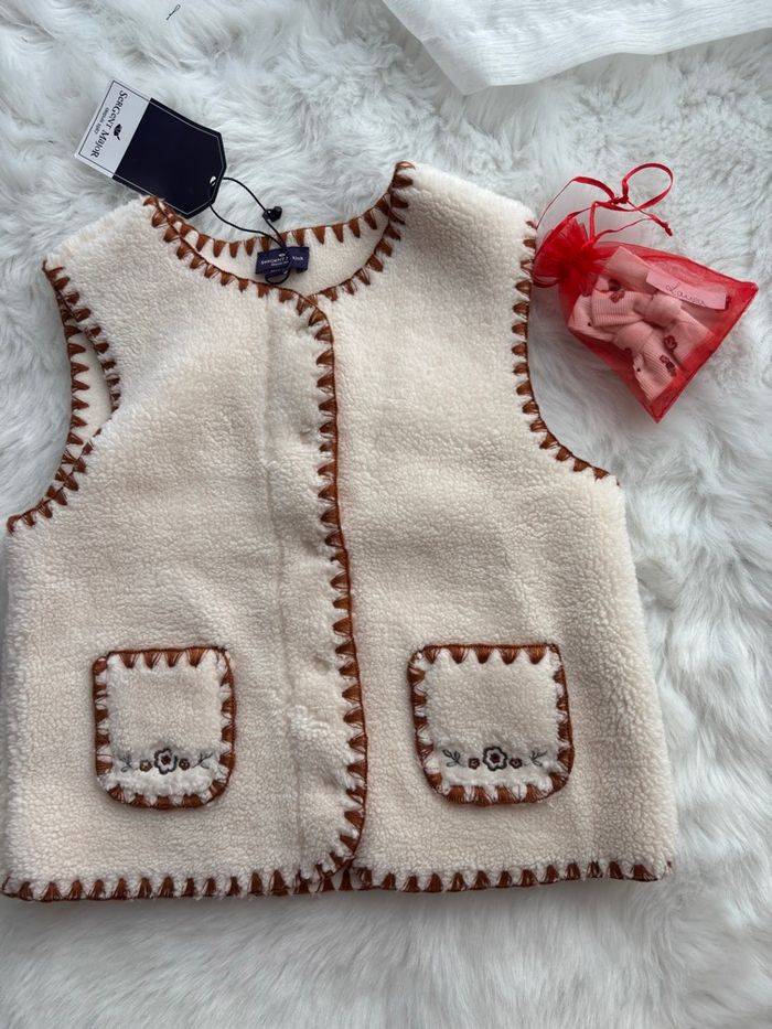 Ensemble gilet haut sweat et robe sergent Major 36 mois