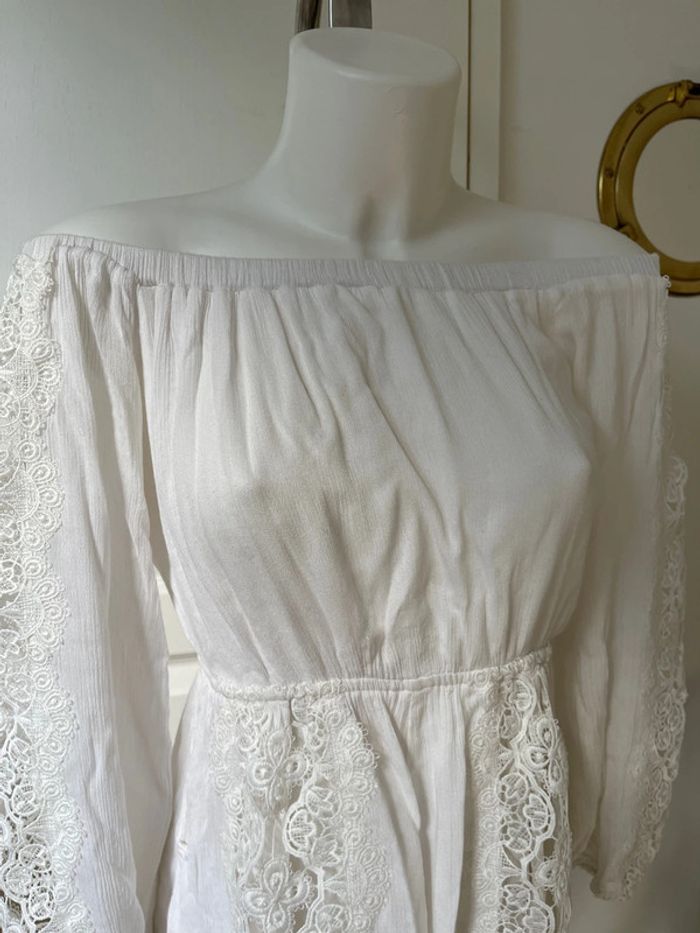Combinaison short en dentelle - photo numéro 6
