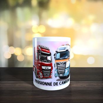 Mug passionné de camions