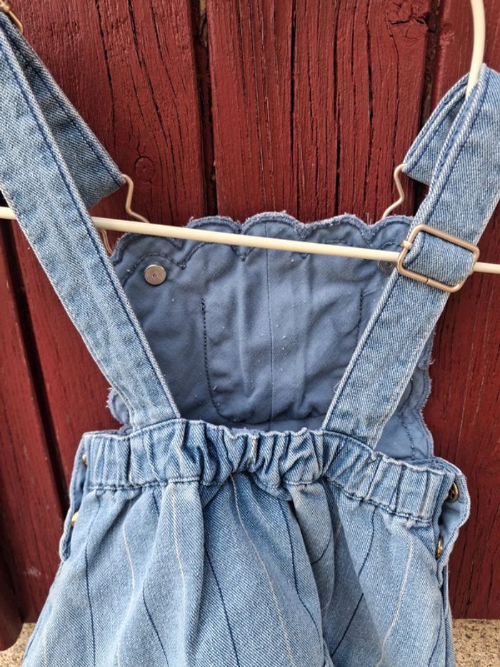 Robe salopette en jean Tape à l’œil 3 mois - photo numéro 6