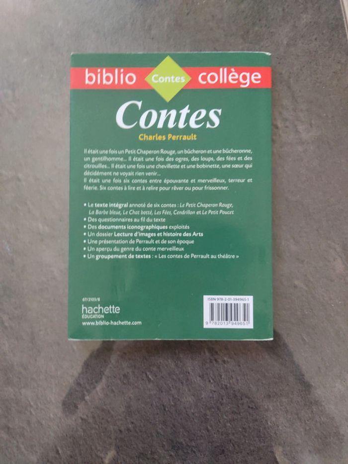 Biblio-Collège - Contes - Charles Perrault - photo numéro 2