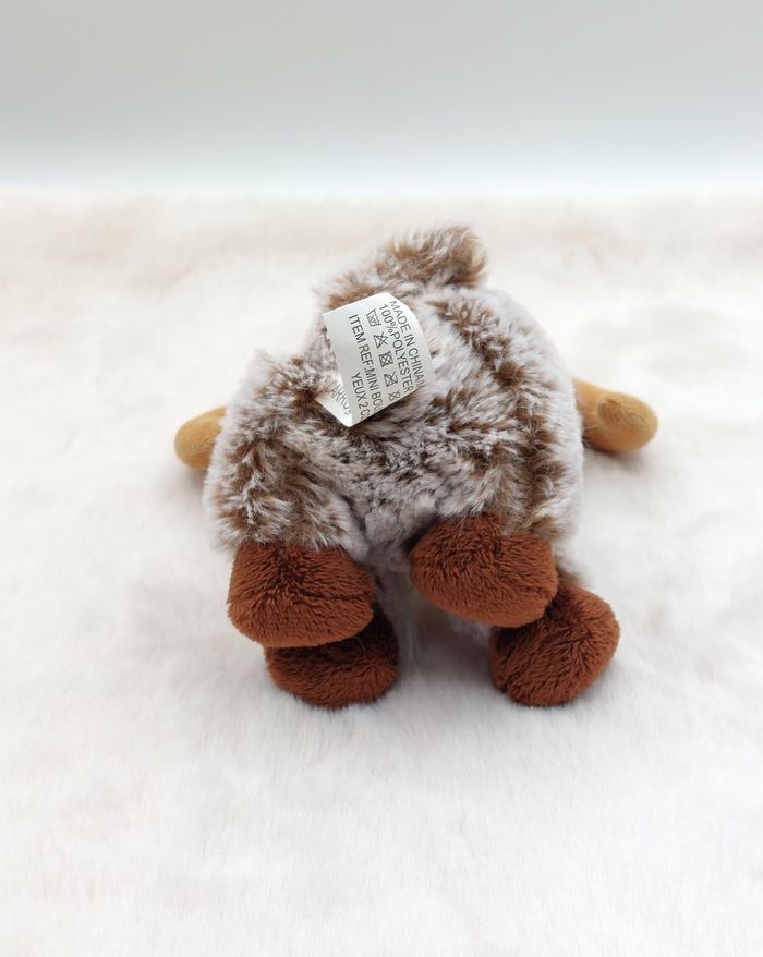 Corsica peluche doudou mini bouquetin marron chiné blanc entre ciel et mer Corse - photo numéro 6