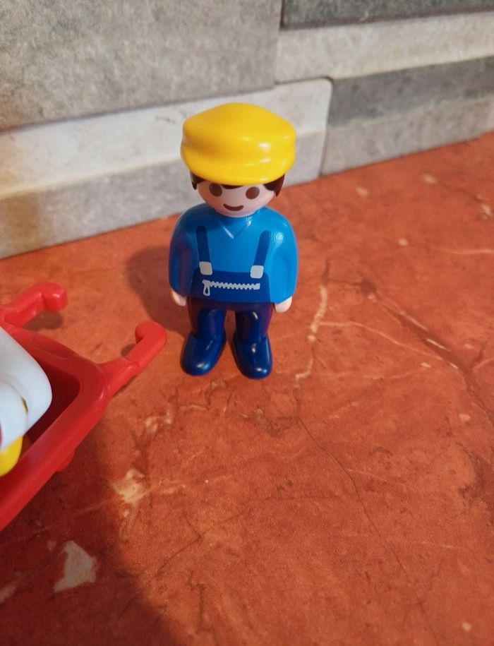 Playmobil 123 fermier avec brouette n 6793 - photo numéro 2